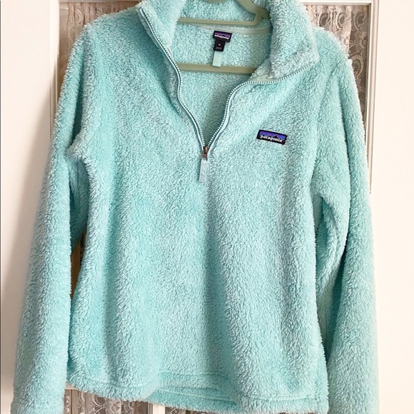 Patagonia Sweaters - Patagonia Sherpa Los Gatos Gypsum Green 1/4 Zip